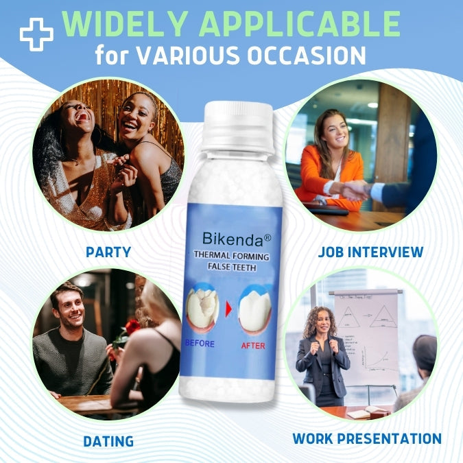 🌟 Official Store | Bikenda® Thermal Forming False Teeth🦷 Transform Your Smile with Confidence!