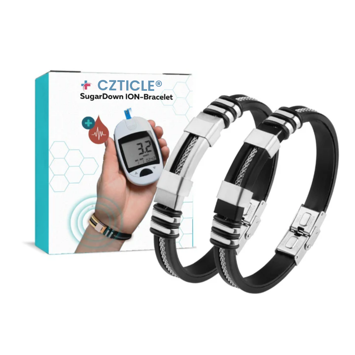 🌟 Official Store | Experience Optimal Glucose Control with CZTICLE® SugarDown ION-Bracelet🔥 Your Stylish Solution for Diabetes Management!✅