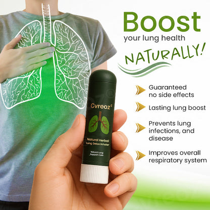 🌿 Official Store | Cvreoz® Natural Herbal Lung Detox Inhaler ✅ Breathe Free, Live Fully—25% Off Today!