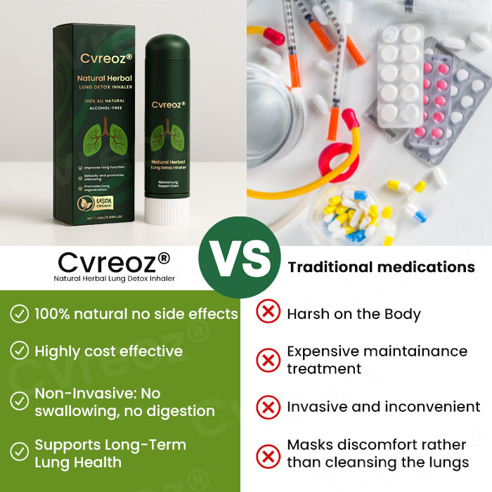 🌿 Official Store | Cvreoz® Natural Herbal Lung Detox Inhaler ✅ Breathe Free, Live Fully—25% Off Today!