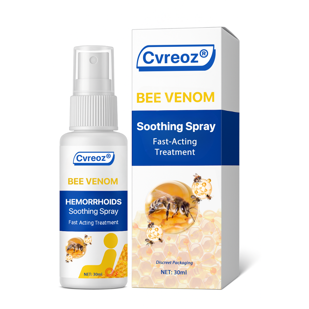 🌟 Official Store | Cvreoz® Bee Venom Hemorrhoids Soothing Spray – Your Fast-Acting Relief Solution!