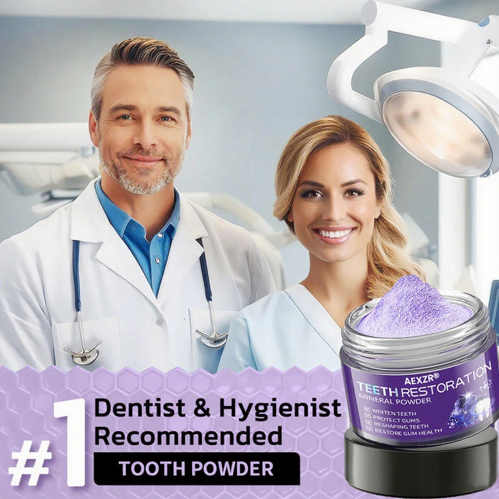 🌟 Official Store |🔥Hot Sale - 50% OFF🌿 AEXZR® Teeth Restoration Mineral Powder
