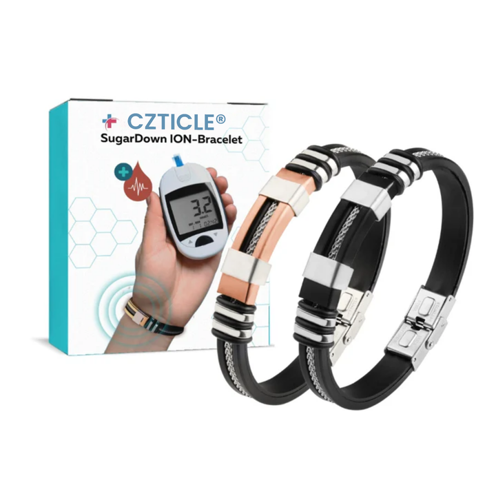 🌟 Official Store | Experience Optimal Glucose Control with CZTICLE® SugarDown ION-Bracelet🔥 Your Stylish Solution for Diabetes Management!✅