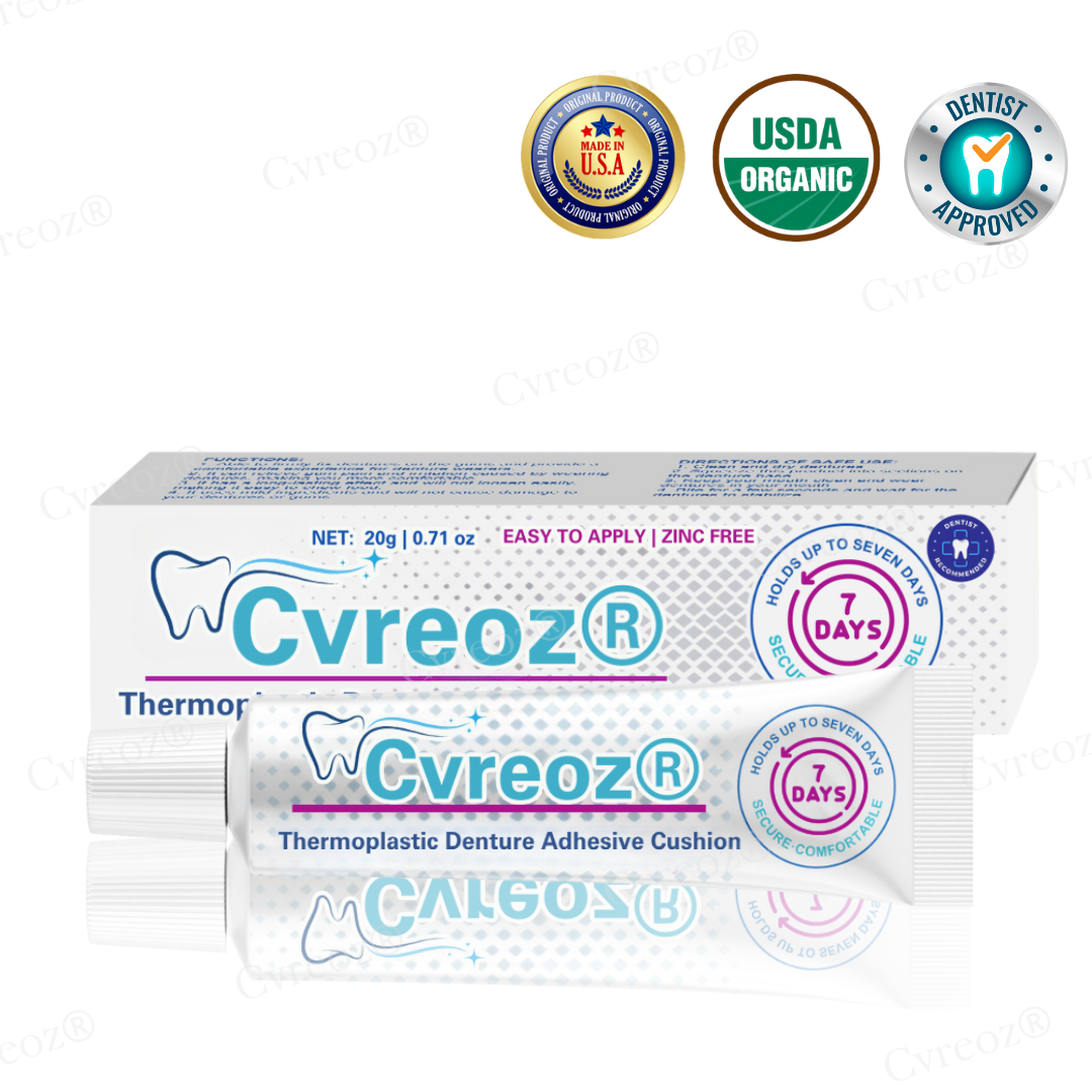 🌟 Official Store | Cvreoz® Thermoplastic Denture Adhesive Cushion🦷 Secure Your Smile with Confidence!