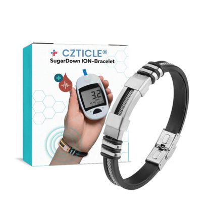 🌟 Official Store | Experience Optimal Glucose Control with CZTICLE® SugarDown ION-Bracelet🔥 Your Stylish Solution for Diabetes Management!✅