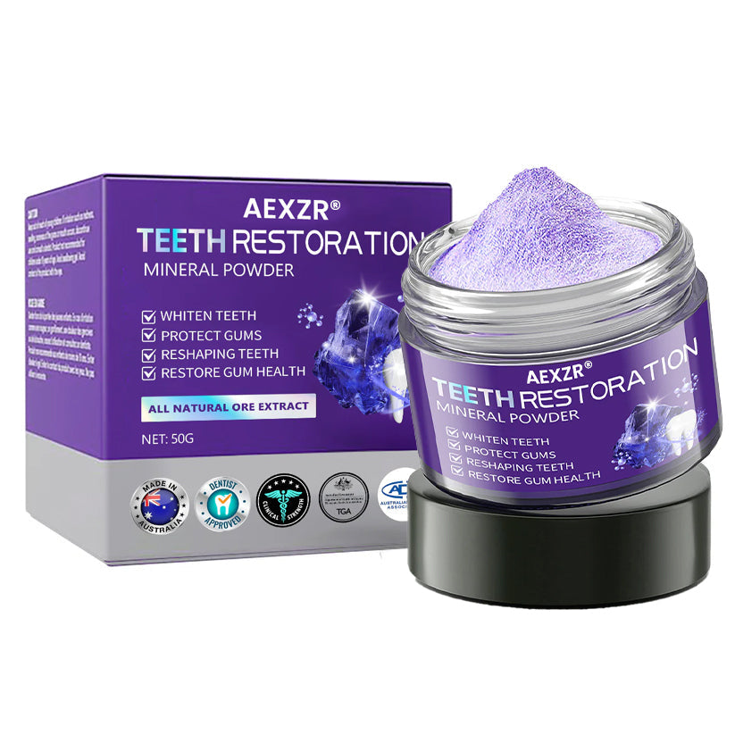 🌟 Official Store |🔥Hot Sale - 50% OFF🌿 AEXZR® Teeth Restoration Mineral Powder