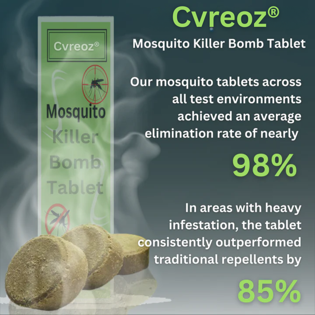 🌟 Official Store | FEW STOCKS AVAILABLE🔥Hot Sale - 50% OFF🌿Cvreoz® Mosquito Killer Bomb Tablet