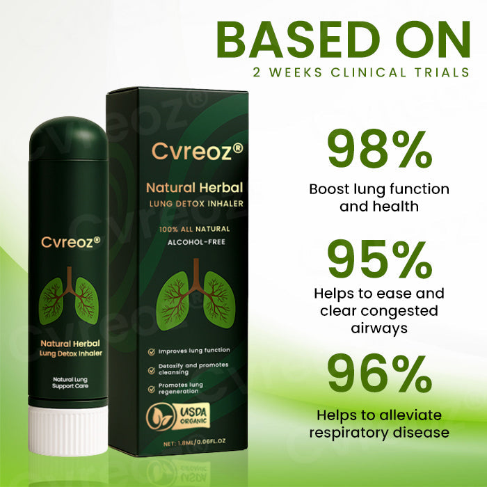 🌿 Official Store | Cvreoz® Natural Herbal Lung Detox Inhaler ✅ Breathe Free, Live Fully—25% Off Today!