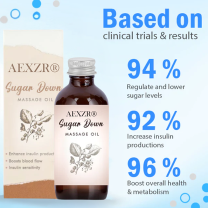 🌟 Official Store | AEXZR® Sugar Down Massage Oil🌿 Empower Your Health Naturally!