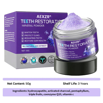 🌟 Official Store |🔥Hot Sale - 50% OFF🌿 AEXZR® Teeth Restoration Mineral Powder