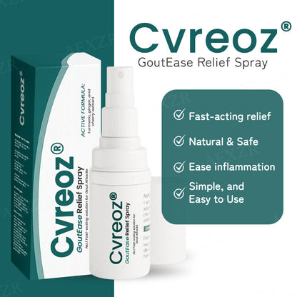The FDA-Approved Solution🔥Cvreoz® GoutEase Relief Spray - Already Helped 120,000+ Users Reclaim Their Comfort✅