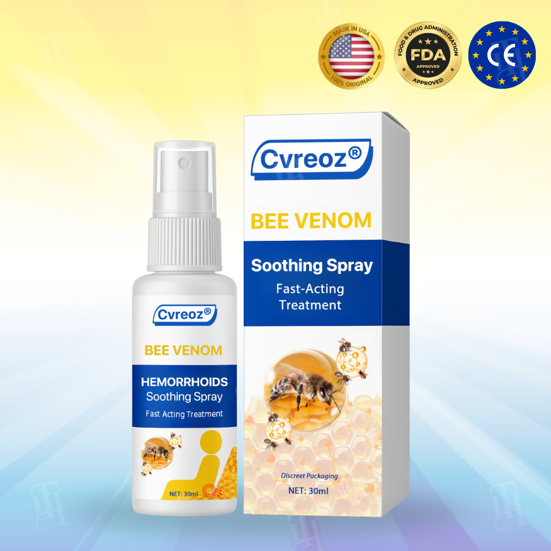 🌟 Official Store | Cvreoz® Bee Venom Hemorrhoids Soothing Spray – Your Fast-Acting Relief Solution!