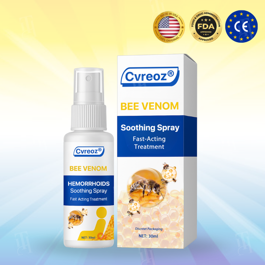 🌟 Official Store | Cvreoz® Bee Venom Hemorrhoids Soothing Spray – Your Fast-Acting Relief Solution!