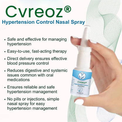 🌟 Official Store | Revolutionize Your Blood Pressure Management with Cvreoz® Hypertension Control Nasal Spray🔥The Fast-Acting Solution You’ve Been Waiting For!✅