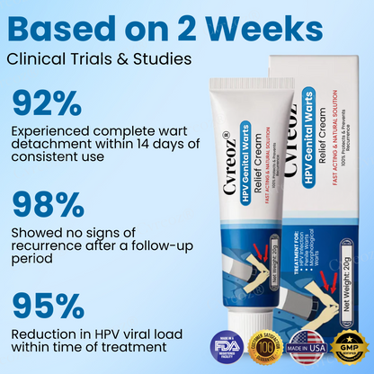 Cvreoz® HPV Genital Warts Relief Cream ✅ 70% Off! Ends in 10 Minutes💨💙