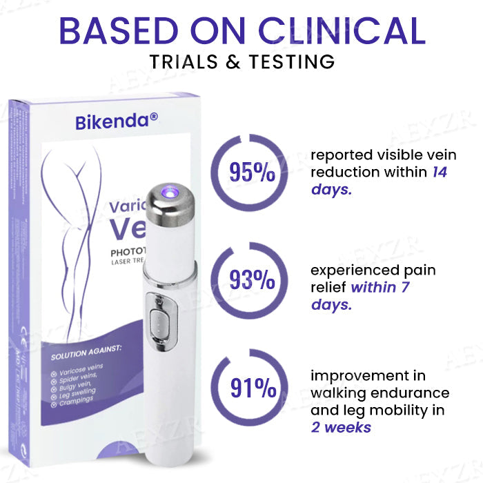The FDA-Approved Solution🔥Bikenda® Varicose Vein Photothermal Laser Treatment - Already Helped 120,000+ Users Reclaim Their Comfort✅