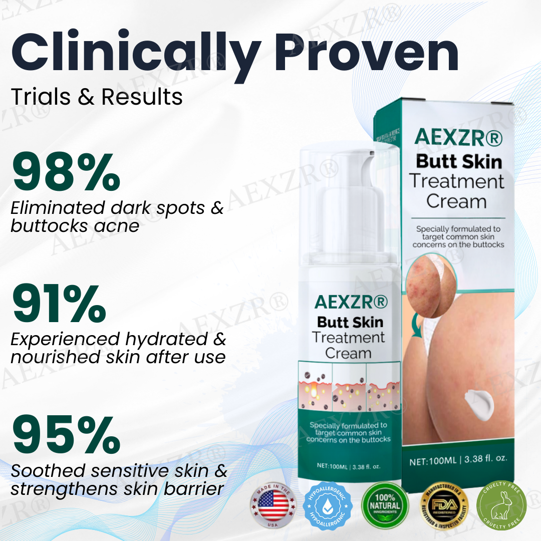 🌟 Official Store | AEXZR® Butt Skin Treatment Cream💕 Say Goodbye to Bumps and Hello to Smooth, Radiant Skin!