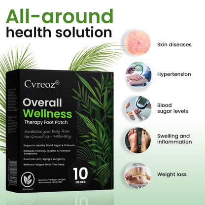 🌟 Official Store | Cvreoz® Overall Wellness Therapy Foot Patch🌿 Revitalize Your Health from the Ground Up!