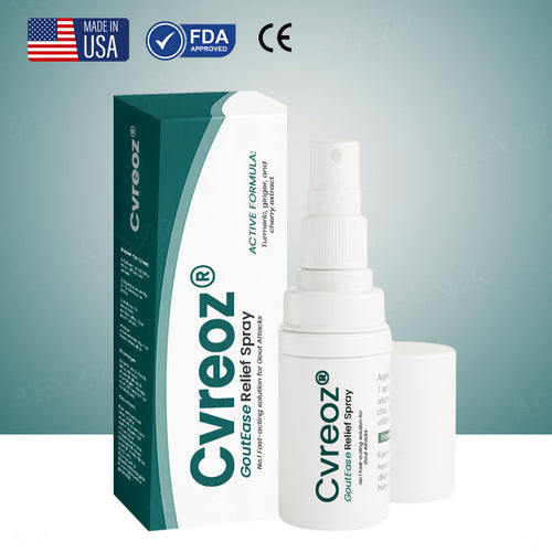 The FDA-Approved Solution🔥Cvreoz® GoutEase Relief Spray - Already Helped 120,000+ Users Reclaim Their Comfort✅