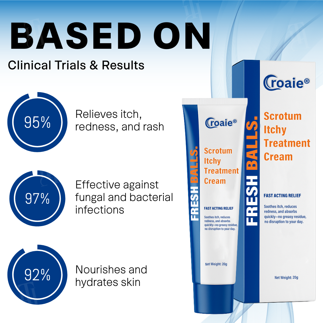 The FDA-Approved Solution🔥Croaie® Scrotum Itchy Treatment Cream - Already sold over 300,000 units worldwide✅