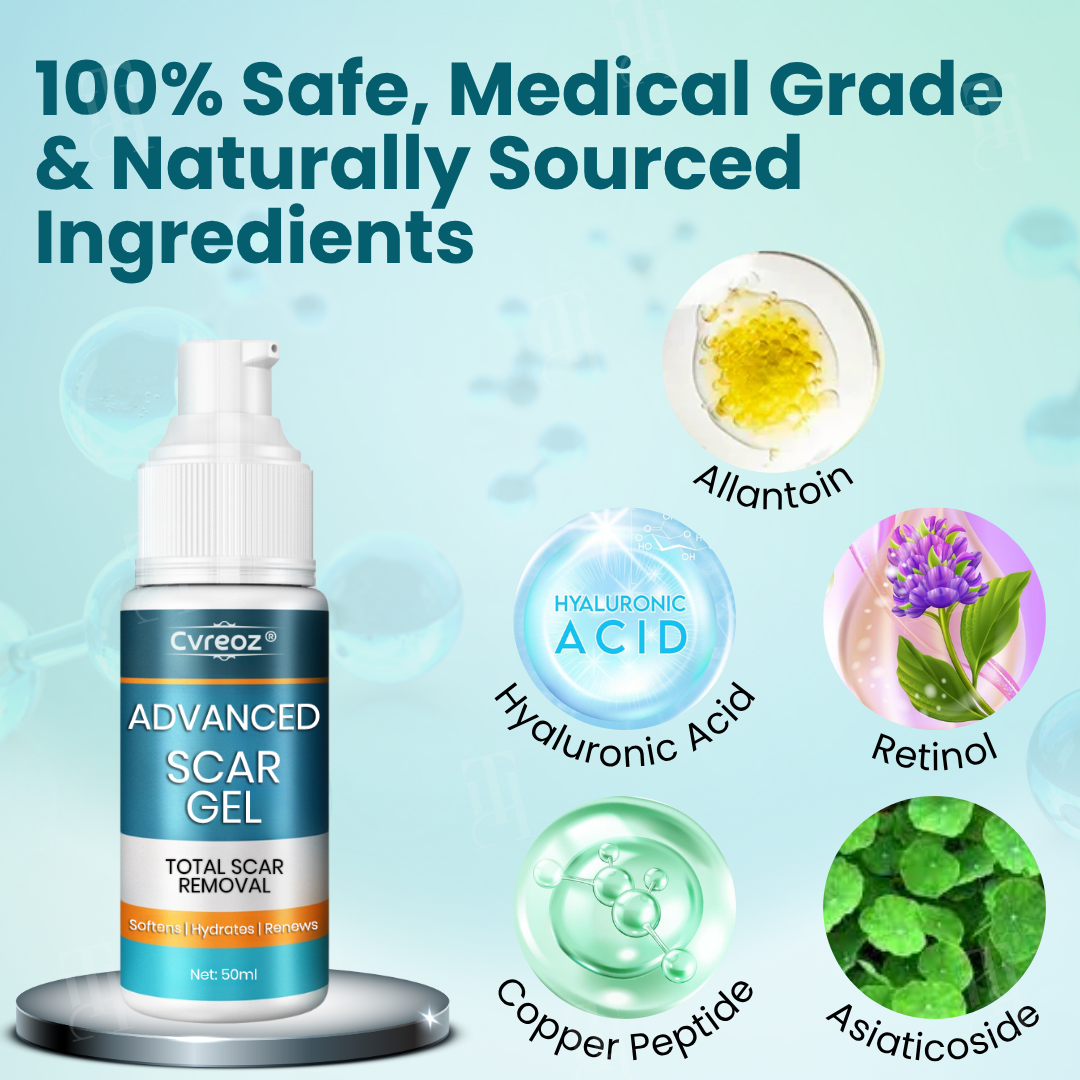 🌟 Official Store | Cvreoz® Advanced Scar Gel – Reveal Smooth, Healthier Skin Fast!✨