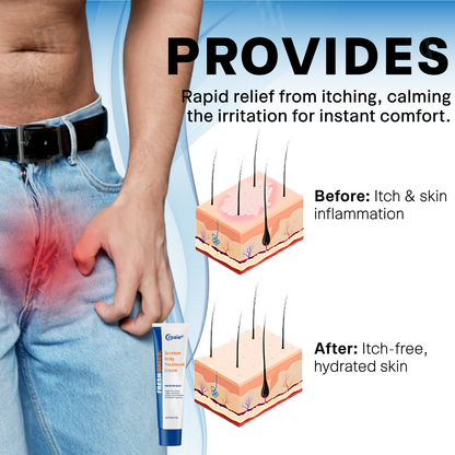 The FDA-Approved Solution🔥Croaie® Scrotum Itchy Treatment Cream - Already sold over 300,000 units worldwide✅