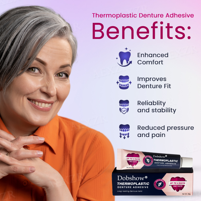 Few Stocks Left!!.. Dobshow® Thermoplastic Denture Adhesive