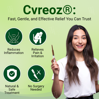 🌿 Official Store | Cvreoz® Hemorrhoid Comfort Ointment ✅ End Your Discomfort—70% Off Today!