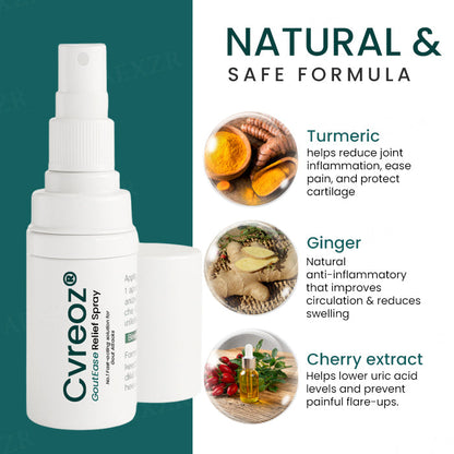 The FDA-Approved Solution🔥Cvreoz® GoutEase Relief Spray - Already Helped 120,000+ Users Reclaim Their Comfort✅