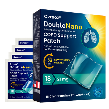 The FDA-Approved Solution🔥Cvreoz® DoubleNano COPD Support Patch - Already sold over 300,000 units worldwide✅