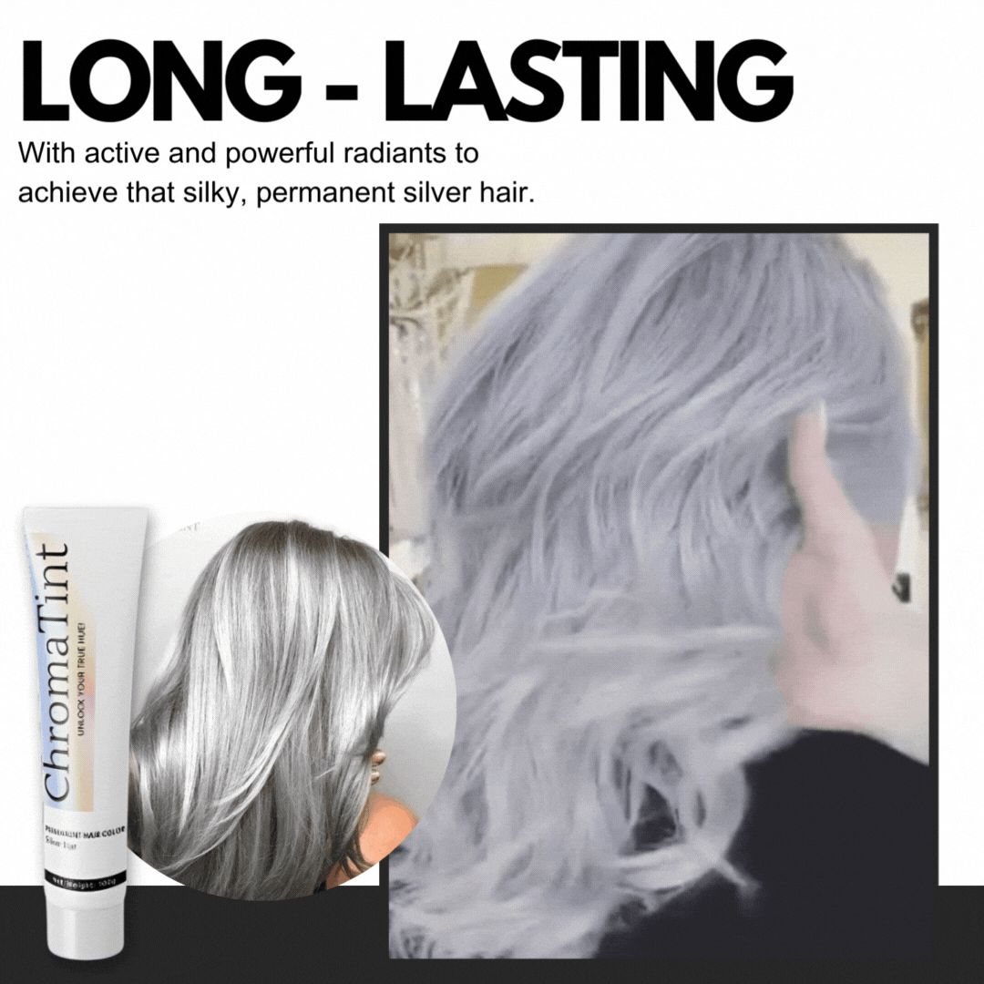 ChromaTint™ Permanent Silver Hair Dye - Last day discounts 💲 up to 80% Off 🤑