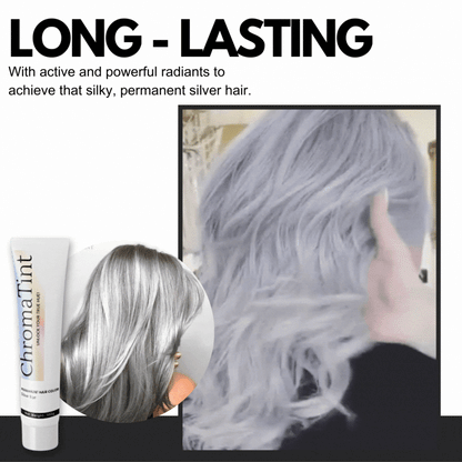 ChromaTint™ Permanent Silver Hair Dye - Last day discounts 💲 up to 80% Off 🤑