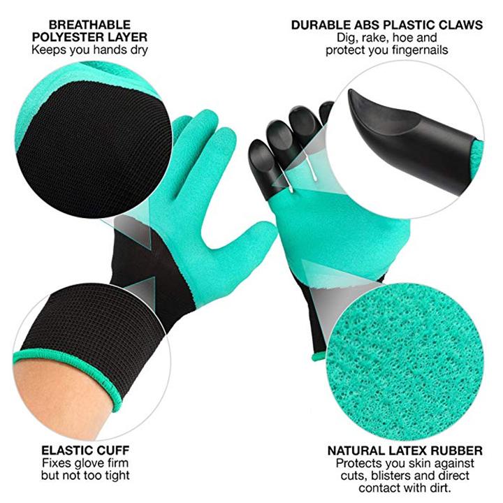 Sfrcord® Rubber Garden Gloves