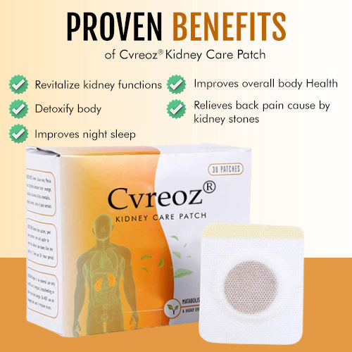 🌟 Official Store | Revitalize Your Kidney Health with Our Innovative Kidney Care Patch!🌿 Cvreoz® Kidney Care Patch - Your Natural Solution for Optimal Kidney Function!🔥