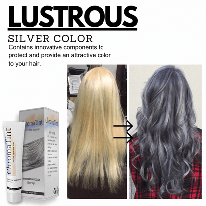 ChromaTint™ Permanent Silver Hair Dye - Last day discounts 💲 up to 80% Off 🤑