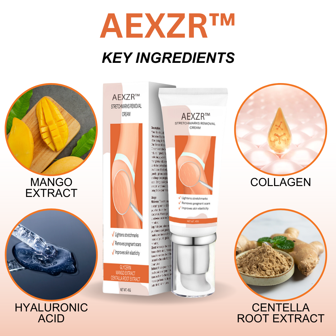 AEXZR™ Stretchmarks Removal Cream - Last day discounts 💲 up to 80% Off 🤑